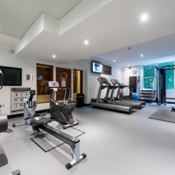 gym with treadmills and equipment, Old Brompton Apartments, Kensington, London SW5