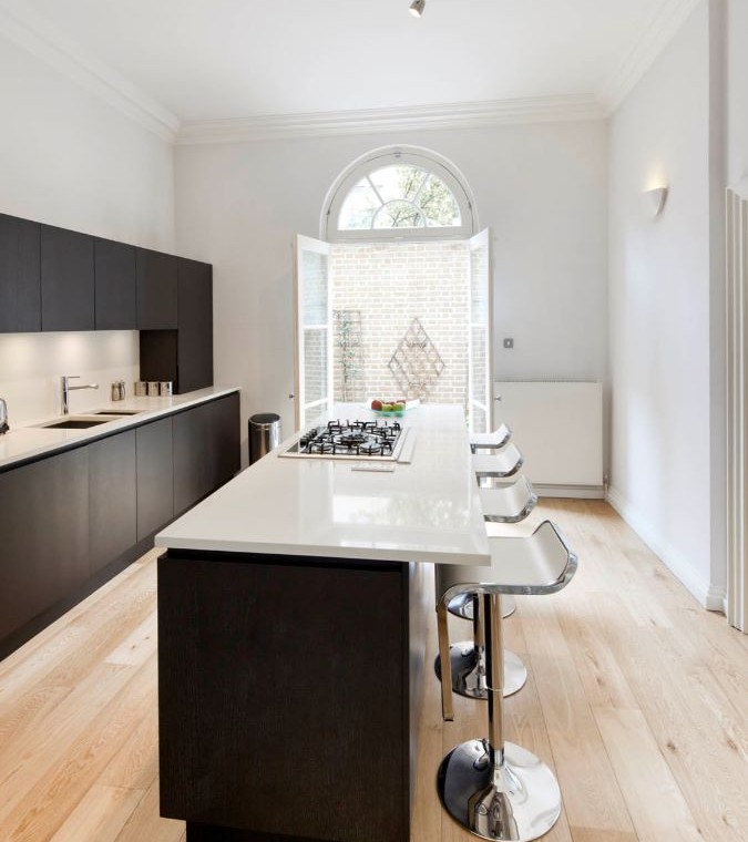 kitchen with breakfast bar, The Hertford Residence, Mayfair, London