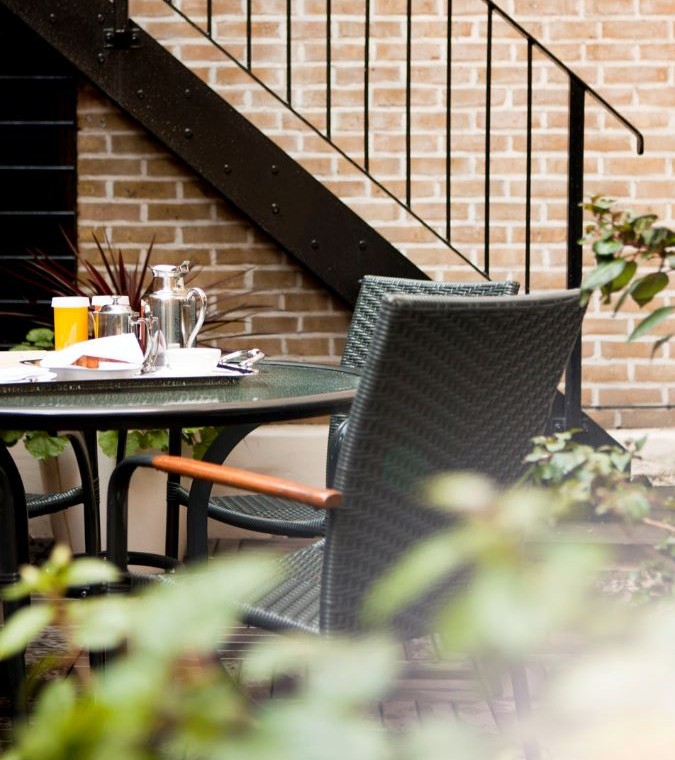 outdoor terrace, The Hertford Residence, Mayfair, London