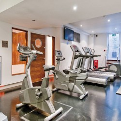 gym with fitness equipment, Old Brompton Apartments, Kensington, London SW5