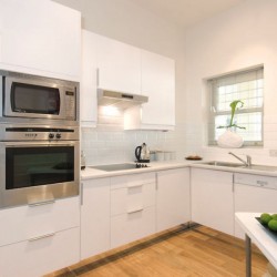 fully equipped kitchen for self catering, Garden Square Apartments, Little Venice, London