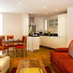 living room, Byng Apartments, Canary Wharf, London E14