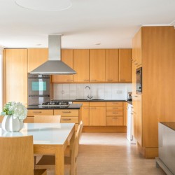 fully equipped kitchen with dining table for self catering, Hertford Apartments, Mayfair, London