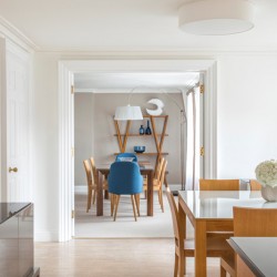 kitchen and dining room, Hertford Apartments, Mayfair, London
