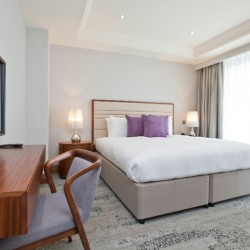 bedroom with double bed, Maide Vale Apartments, Maida Vale, London NW6
