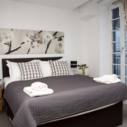 2 bedroom apartment bedroom, St Martins Lane, Covent Garden, London