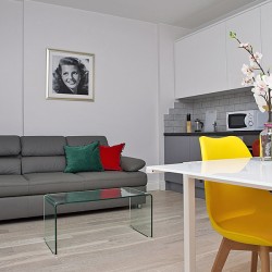 living area, Chamber Apartments, Soho, London