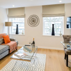 living room, The Deluxe Apartments, Kensington, London SW7