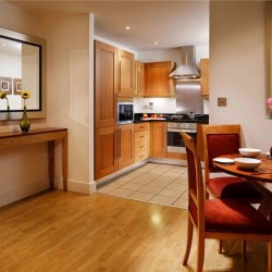 living area & kitchen, Stratford Serviced Apartments, Stratford, London