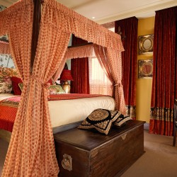 luxury four poster king bed, The Cinema Apartment, Westminster, London