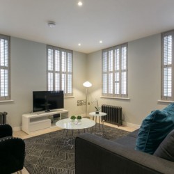 living area, Wellington Apartments, Covent Garden, London WC2