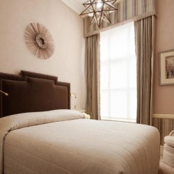 beige double bedroom, The Milestone Residences, Kensington, London W8