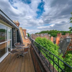 balcony, Collingham Gardens, Kensington, London SW5
