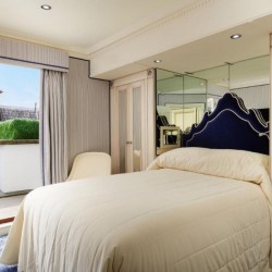 double bedroom with balcony, double bedroom, The Milestone Residences, Kensington, London W8