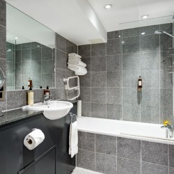 bathroom in Bishopsgate Serviced Apartments, City, London