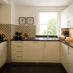 large kitchen for home cooking, Beaufort Apartments, Knightsbridge, London SW3
