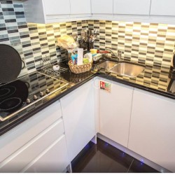 kitchen with cooking hob, Beaufort Apartments, Knightsbridge, London SW3