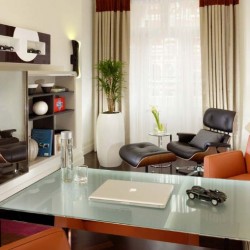 study with work desk, The Jaguar Apartment, Westminster, London