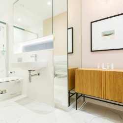 bathroom in Sandeman’s Apartments, City, London
