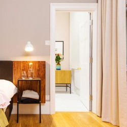 bedroom in Sandeman’s Apartments, City, London