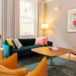 living area in Sandeman’s Apartments, City, London