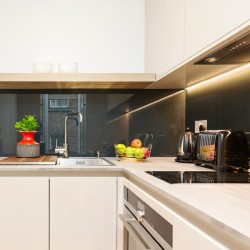 kitchen in Sandeman’s Apartments, City, London