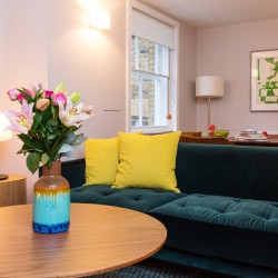 living area in Sandeman’s Apartments, City, London