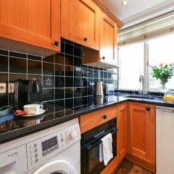 kitchen for self catering, Curzon Apartments, Mayfair, London