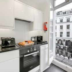 kitchen for self catering, Curzon Apartments, Mayfair, London