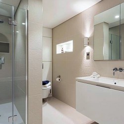 bathroom with shower cabinet, 3 Bedroom Apartment, Marylebone, London
