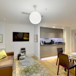 living area, West End Apartments, Marylebone, London
