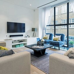 spacious living room, 3 Bedroom Apartment, Marylebone, London