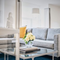 comfortable sofa, Mayfair Apartments, Mayfair, London