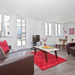 living room in Whitesrow Apartments, London