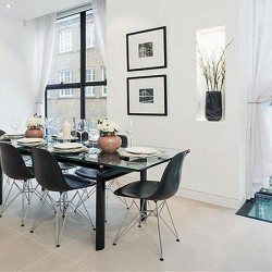 dining table, 3 Bedroom Apartment, Marylebone, London