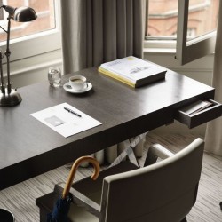work desk for working from home, Piccadilly Apartments, Mayfair, London
