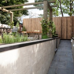 private garden with seating, Hammersmith Apart Hotel, Hammersmith, London W6