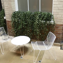 outdoor terrace with seating, Welbeck Apartments, Marylebone, London