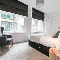 bedroom in fenchurch apartments, aldgate, london