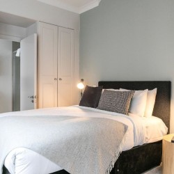 bedroom in fenchurch apartments, aldgate, london