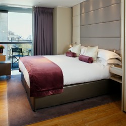 double bedroom in Tower Bridge Apart Hotel, Tower Hill, London