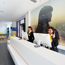 lobby with 24 hour reception, Deptford Apart Hotel, Deptford, London