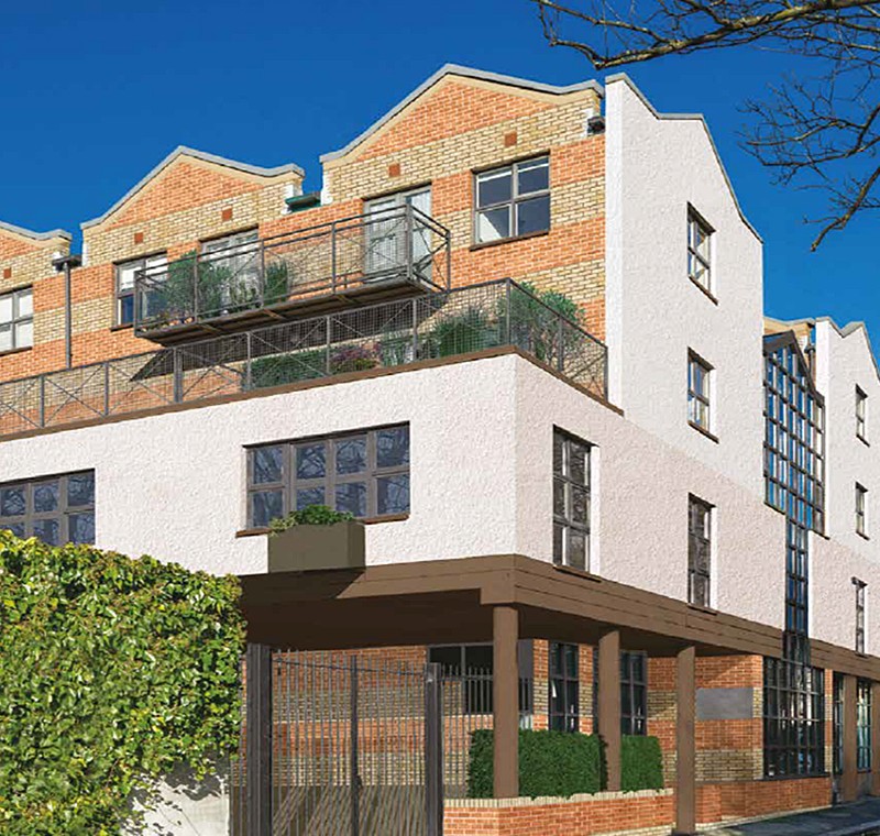the building, Bruge Apartments, Camden, London NW1