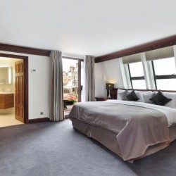 penthouse bedroom, Shepherd Apartments, Mayfair, London