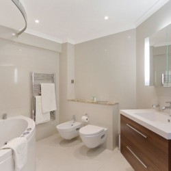 penthouse bathroom, Shepherd Apartments, Mayfair, London