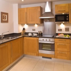 kitchen, Limehouse Apartments, Limehouse, London E1
