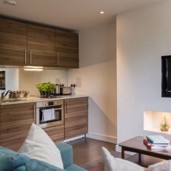 premium studio, living area with kitchen, Hyde Park Apart Hotel, Paddington, London