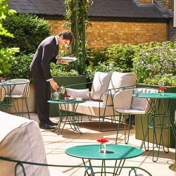 outdoor terrace with seating, Mayfair Apartments, Mayfair, London
