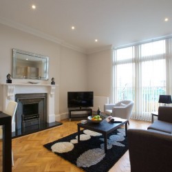 living area, Queens Club Apartments, Hammersmith, London W14