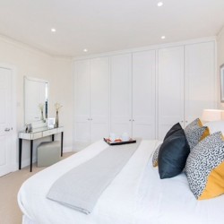 double bedroom, Chester Apartments, Victoria, London